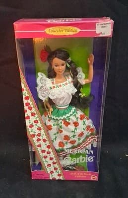Mexican Barbie Dolls Of The World Collection 1995 Mattel 14449 NIB