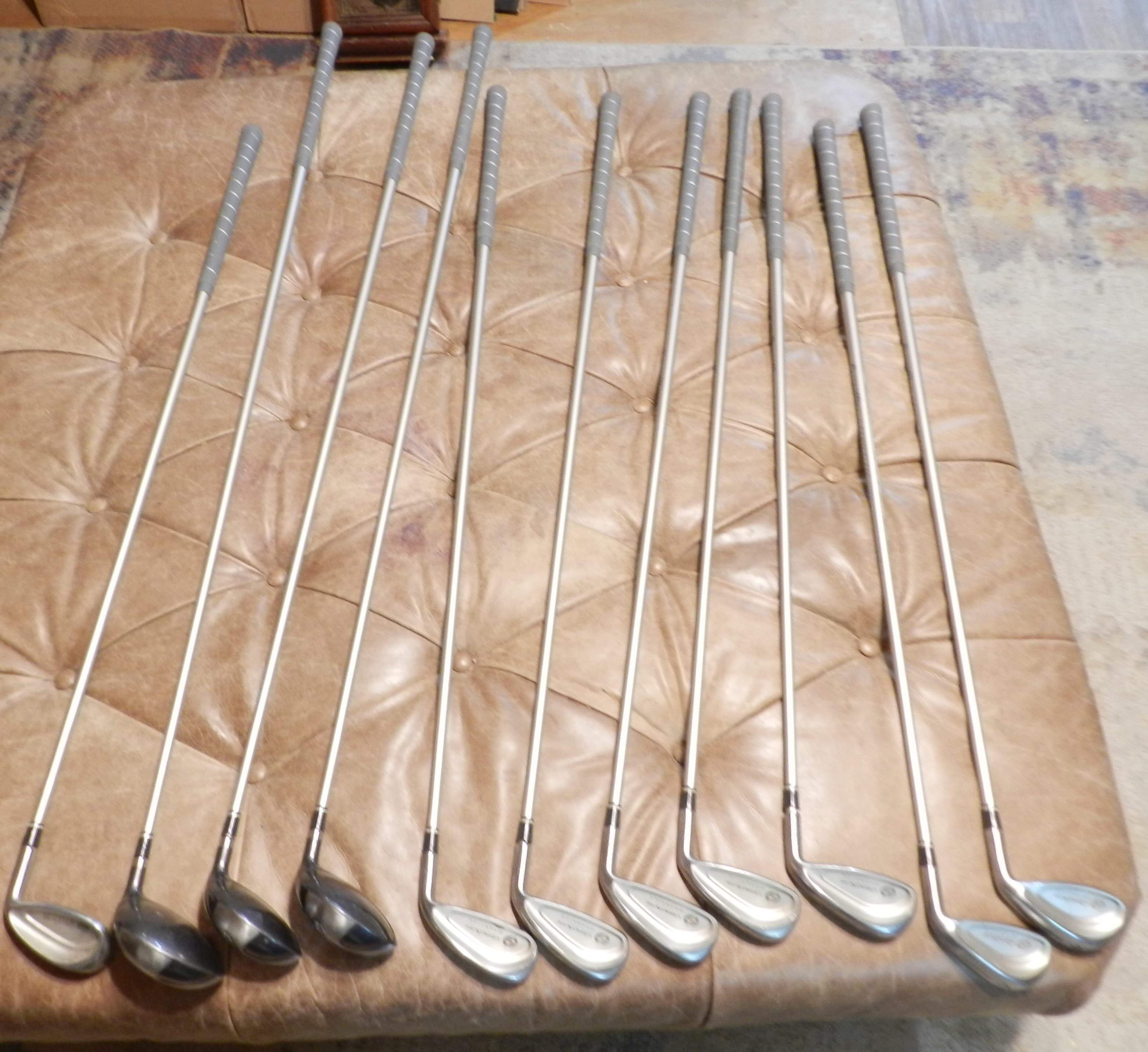 Powerbilt Grand Slam Oversize 1W 3W, 5W, 4,5,6, 7, 8, 9 Irons,S & P Wedge N30K