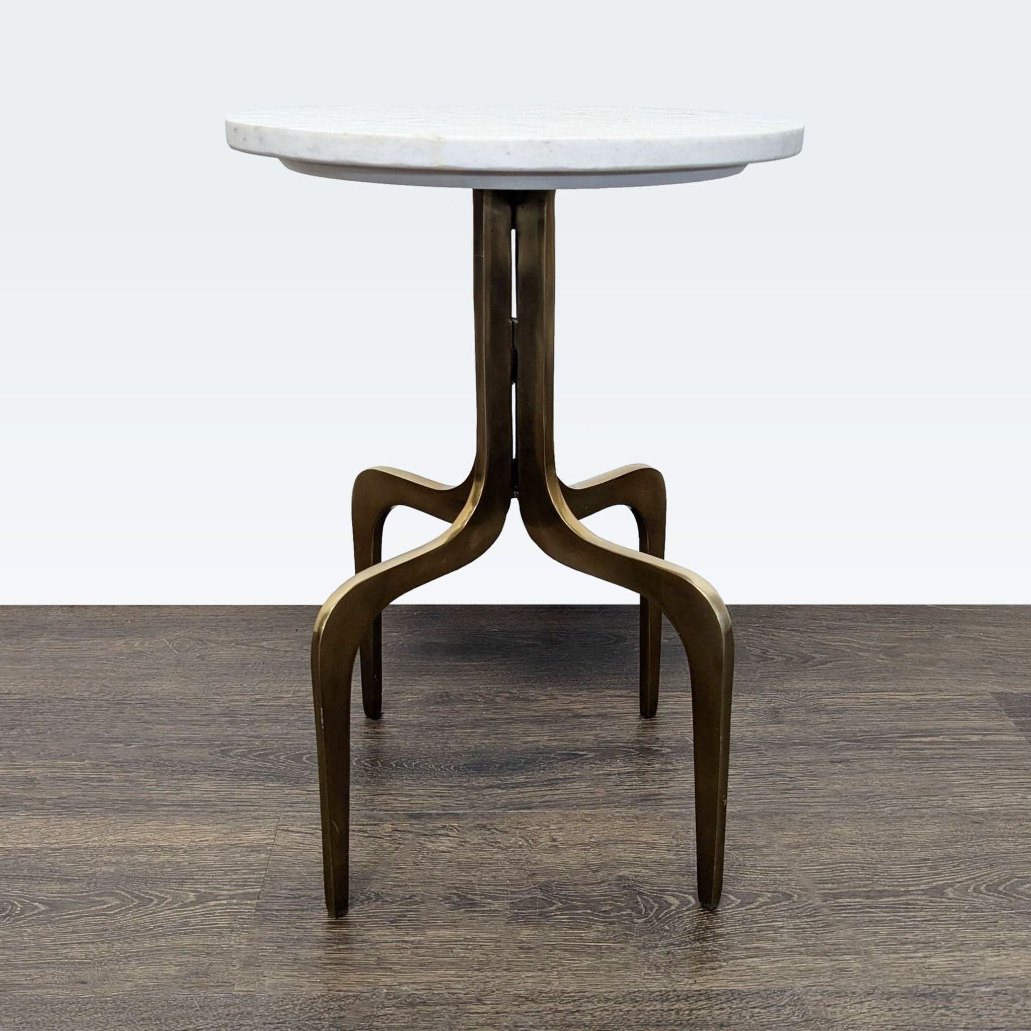 CB2 Dorset Marble Side Table