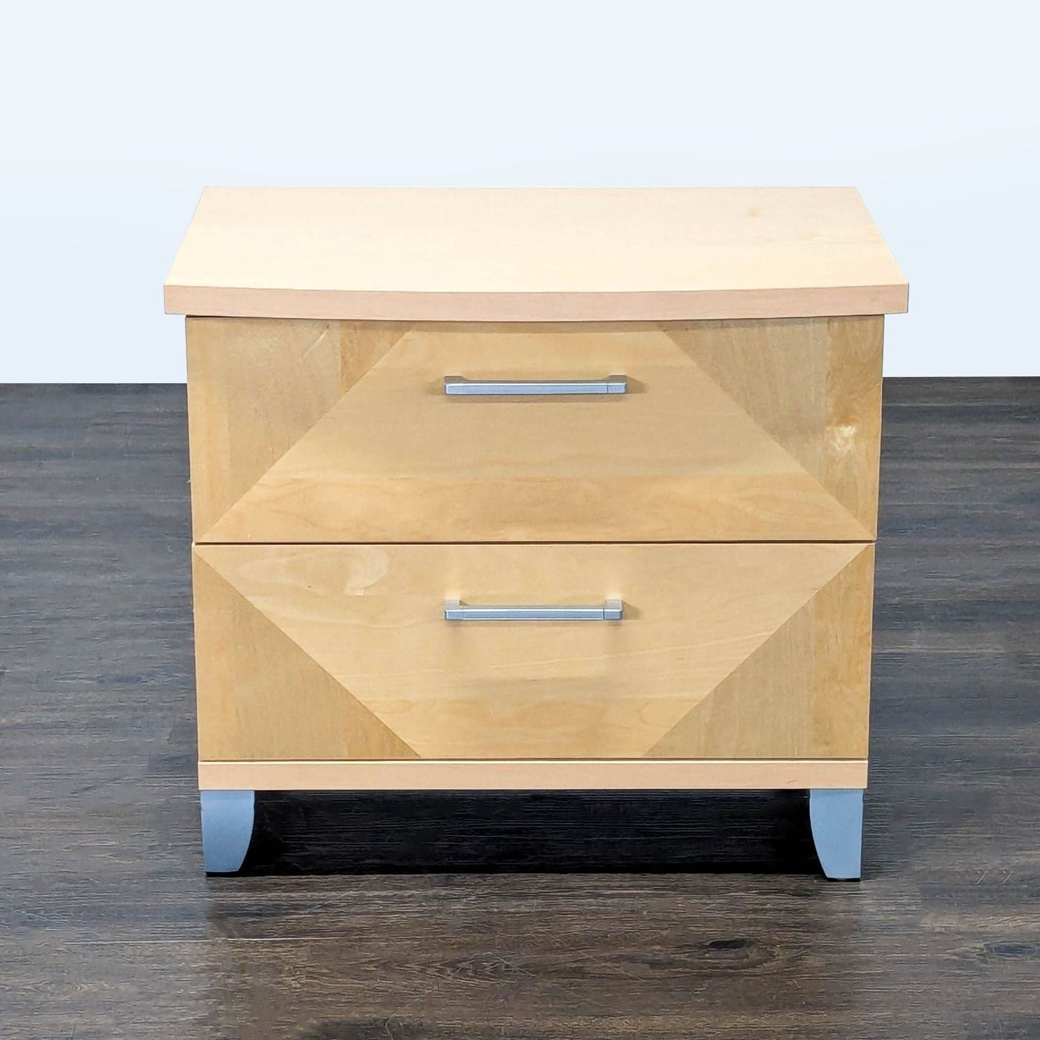 Alf Italia Two Tone Two Drawer Nightstand