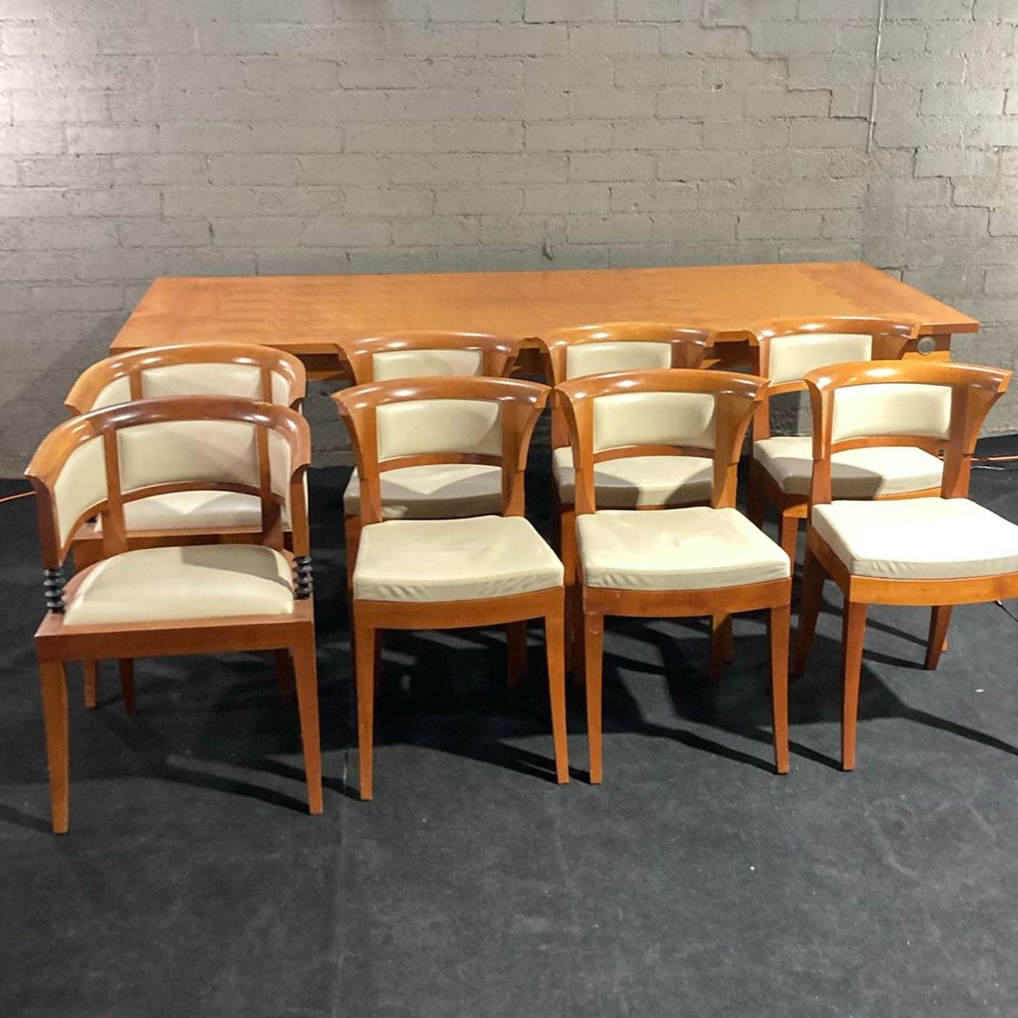 Leon Krier for Giorgetti Sella Magna 9-Piece Dining Set