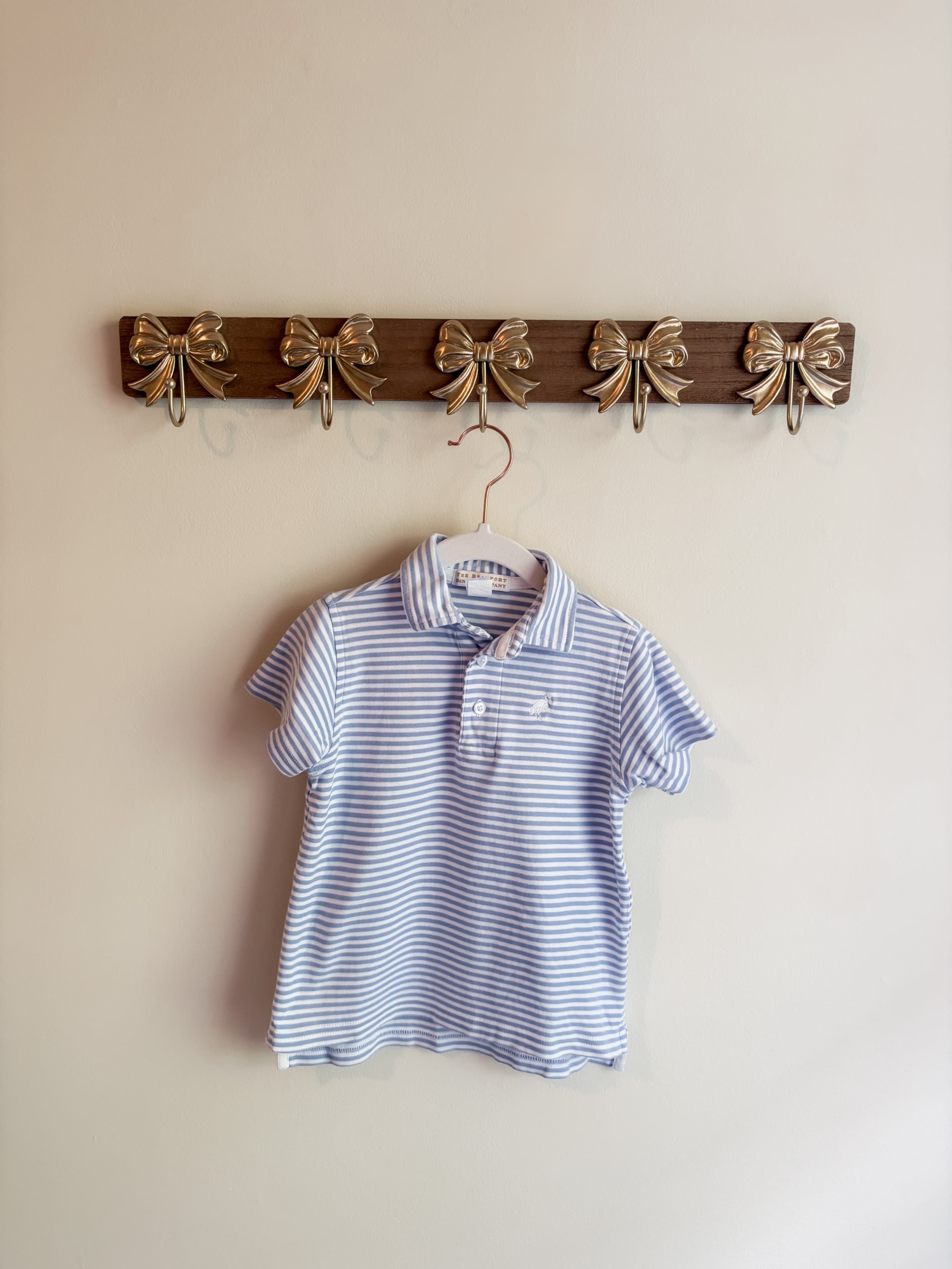 The Beaufort Bonnet Company Striped Polo Shirt Size 3T
