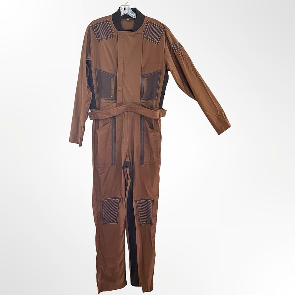 Men's Brown Lightweight Utility Jumpsuit in XL NWOT