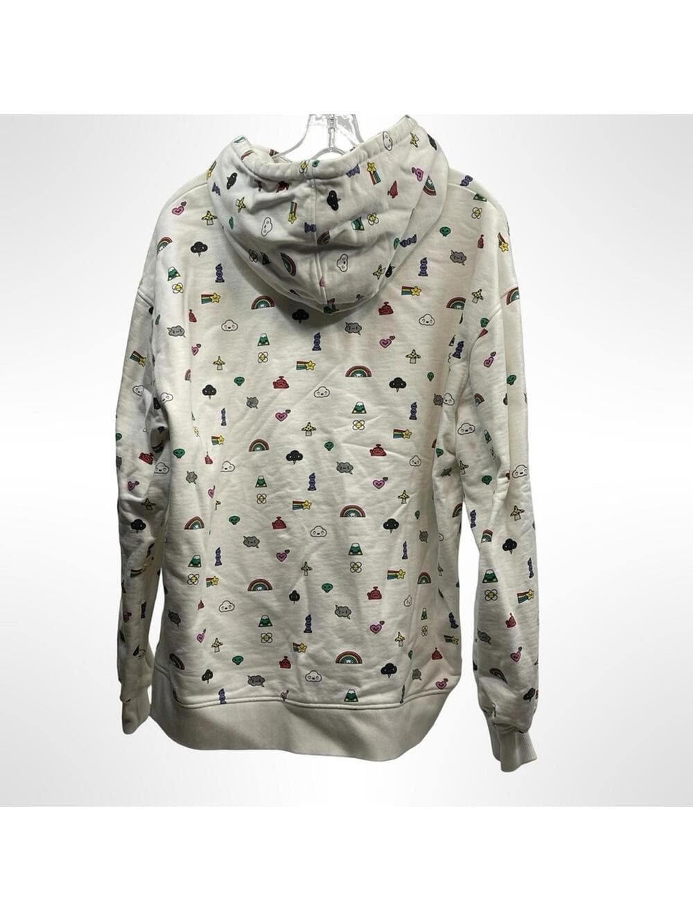 GUESS friendswithyou Graphic Hoodie size L NWOT