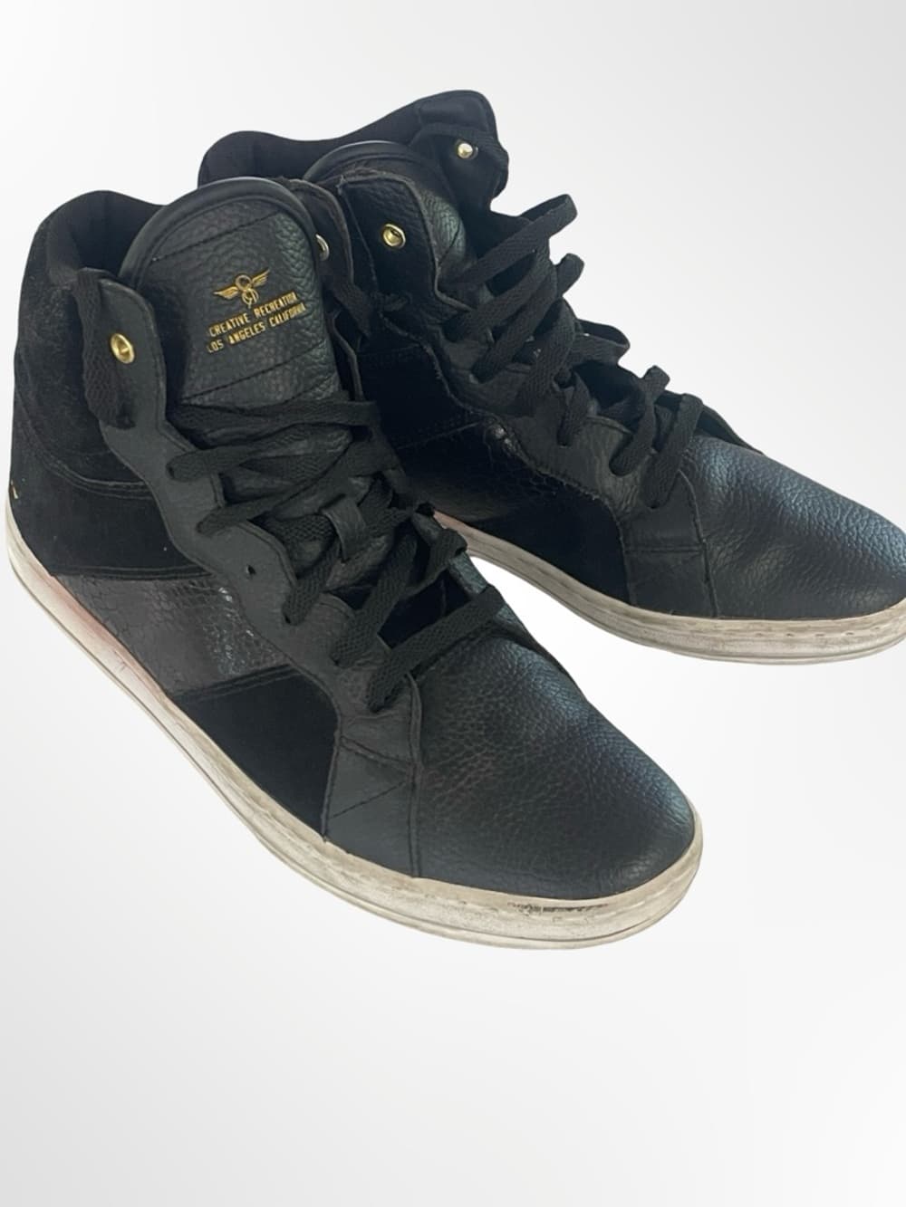 Creative Recreation Black High-Top Men's Sneakers in size 9.5