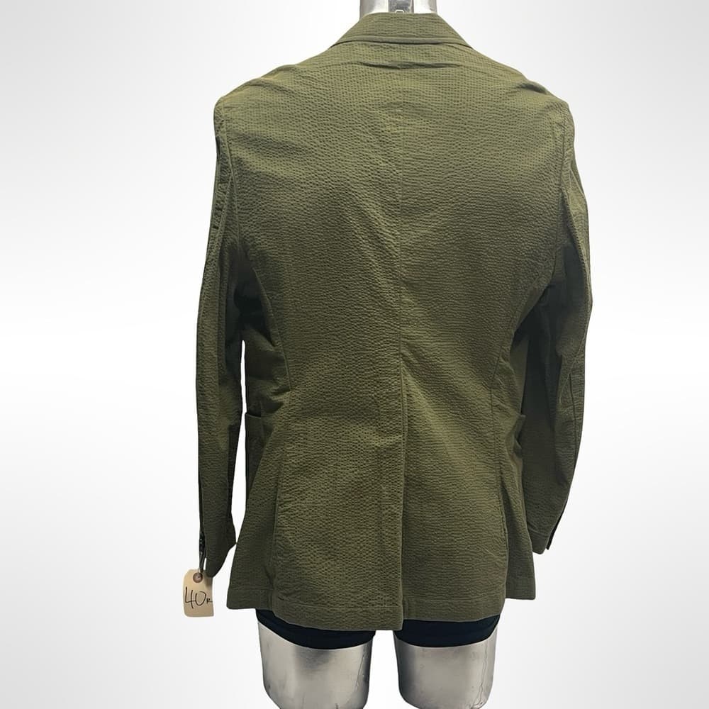 BARTI Club - Olive Textured Blazer size L / 40R 100% Cotton