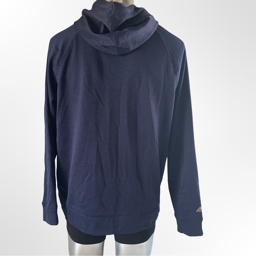 Eddie Bauer Men's Dark Blue Zip-Up Sweater size L