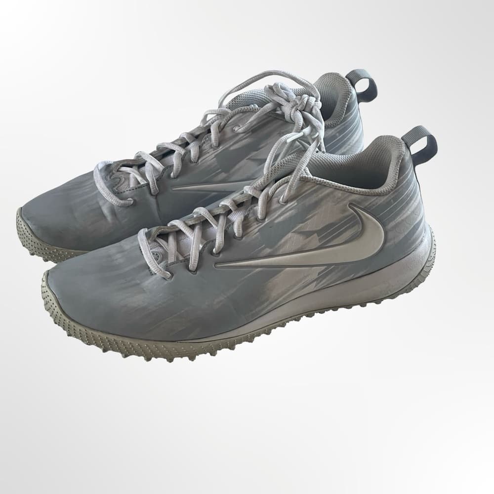 Nike Lacrosse Gray Athletic Cleats in size 9.5
