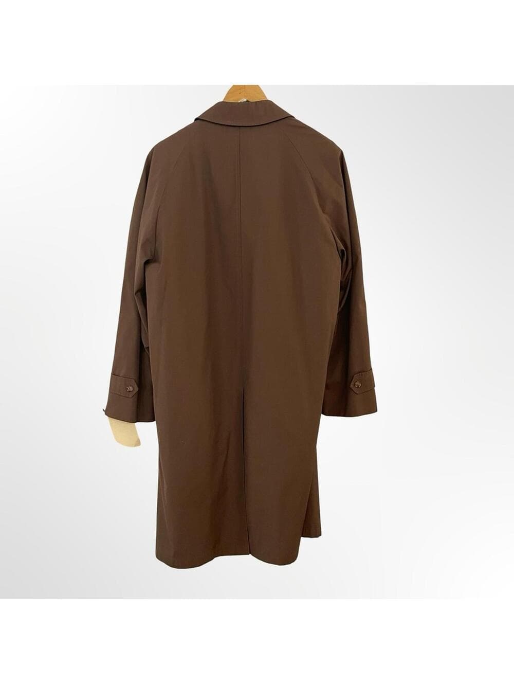 Botany Men's Single-Breasted Trench Coat w lining in 38R