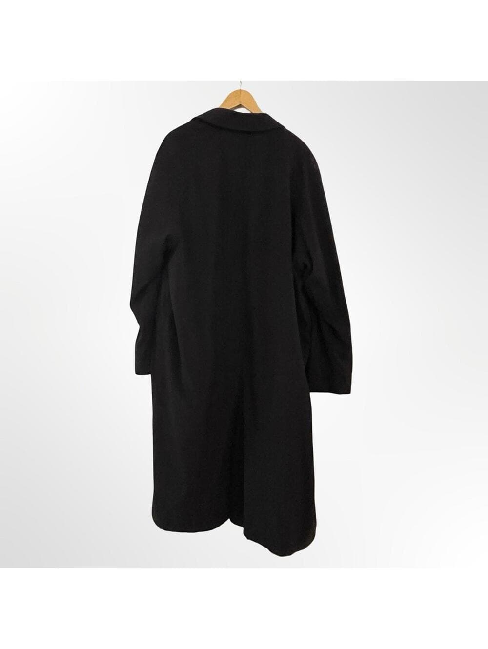 Chaps by Ralph Lauren Men's Black Long Trench Coat 42L