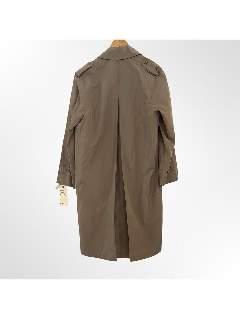 Men's Double-Breasted Trench Coat - folds in carry pack