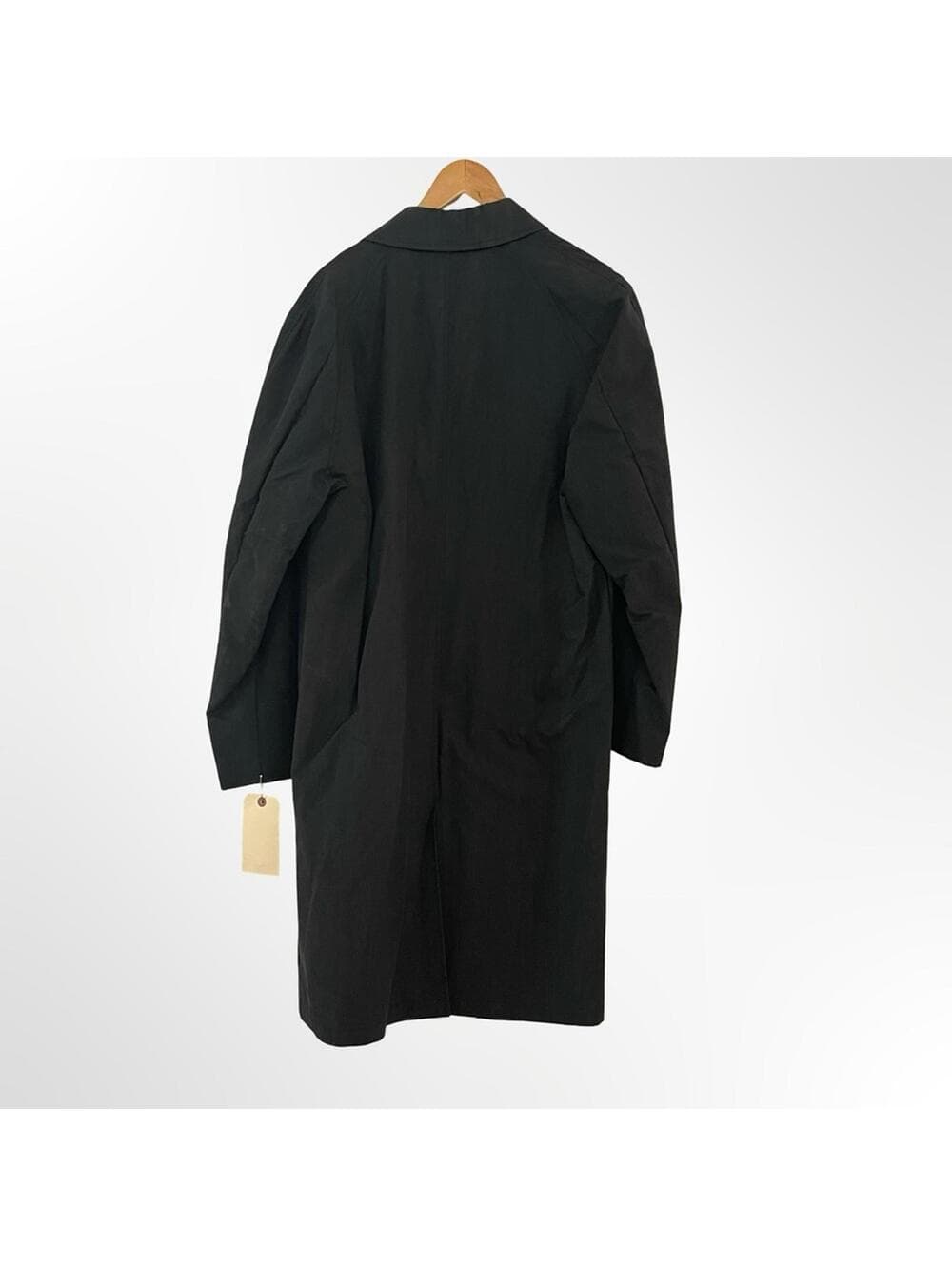 Unbranded Men's Black Classic Single-Breasted Spring Coat 42
