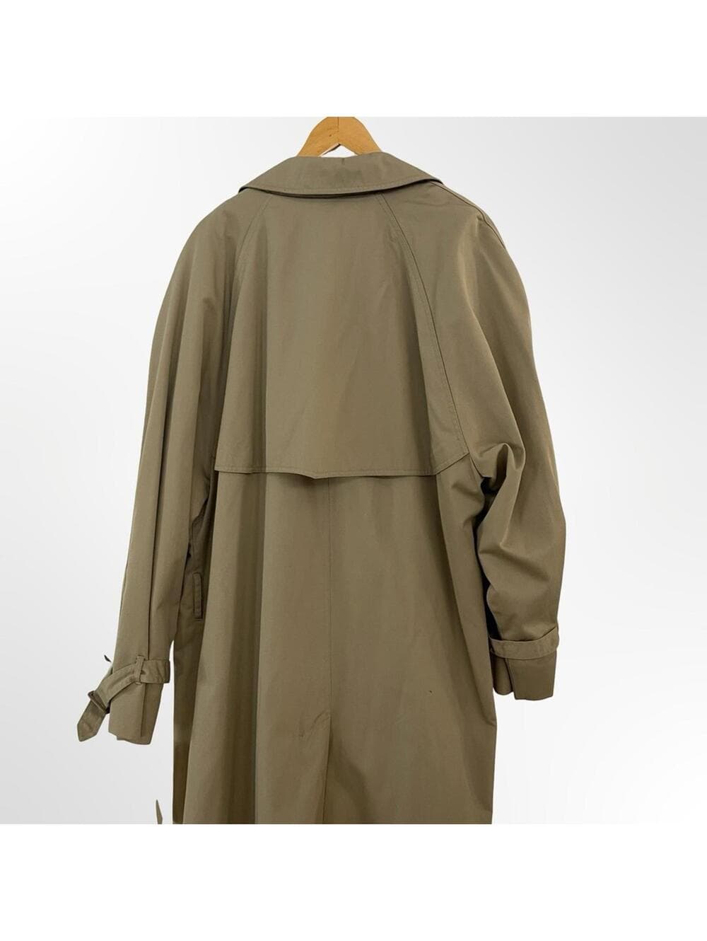 London Fog Classic Double-Breasted Trench Coat in Taupe