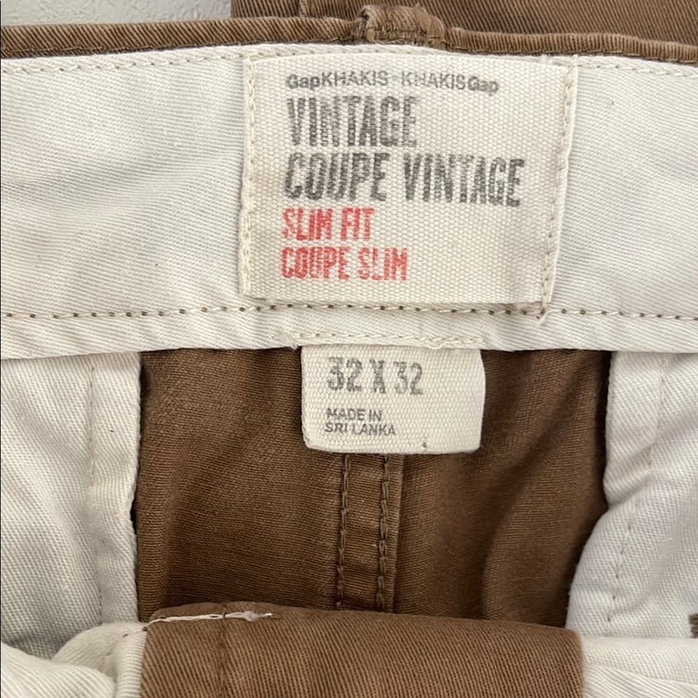 GAP Vintage Men's Brown Khaki Pants