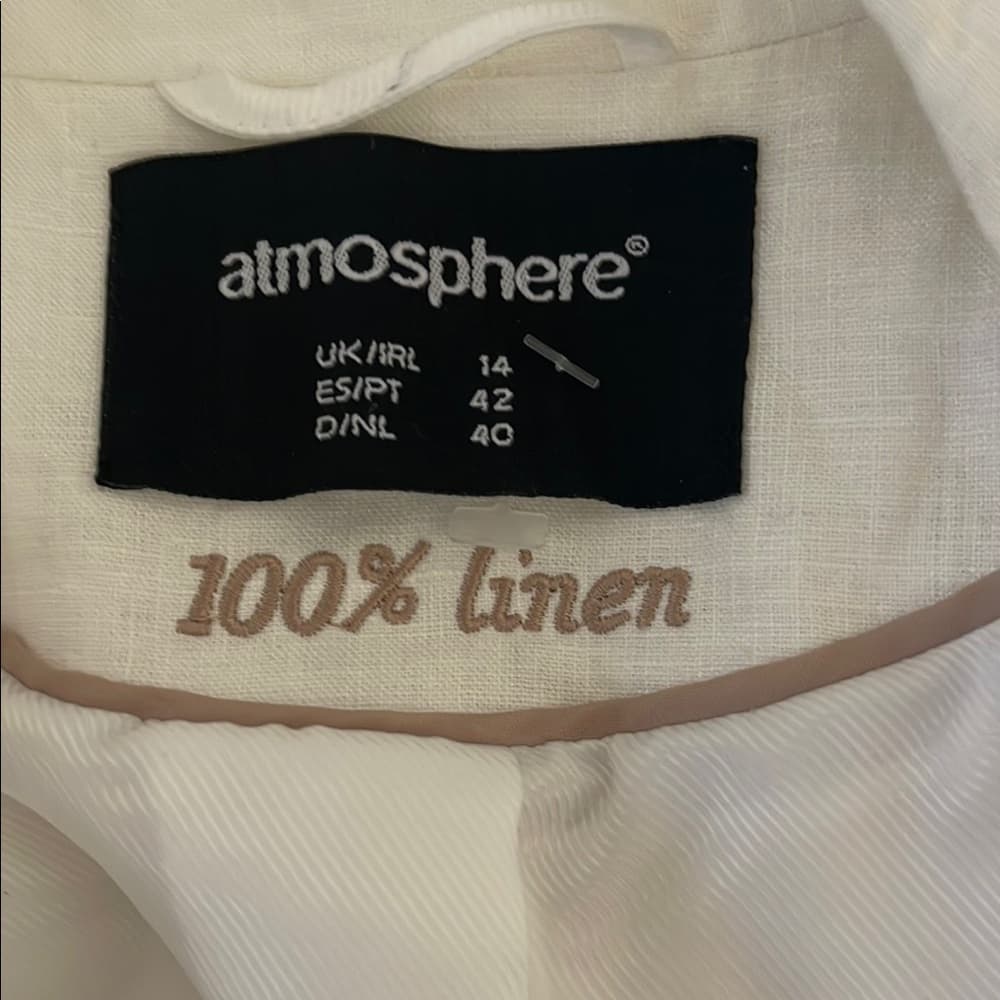 Atmosphere Women's Cream Blazer - pls read details