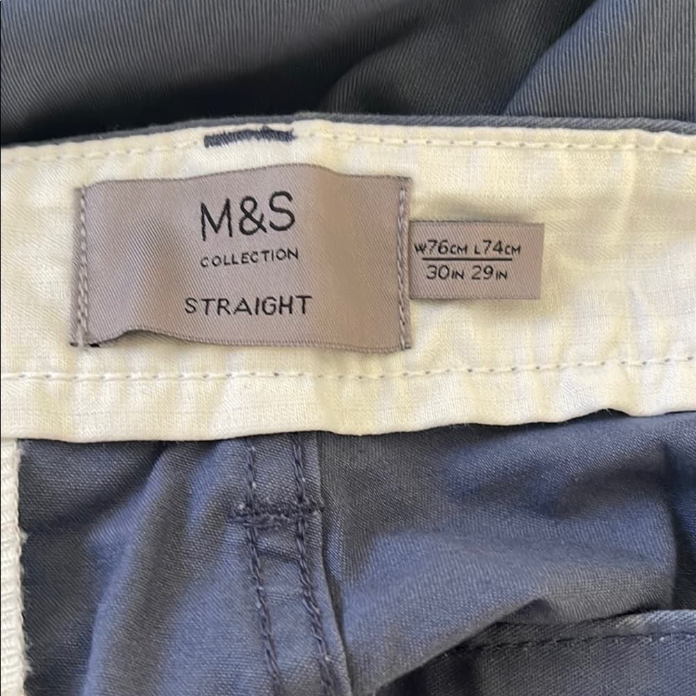 M&S Men's Blue Pants - size 30x29