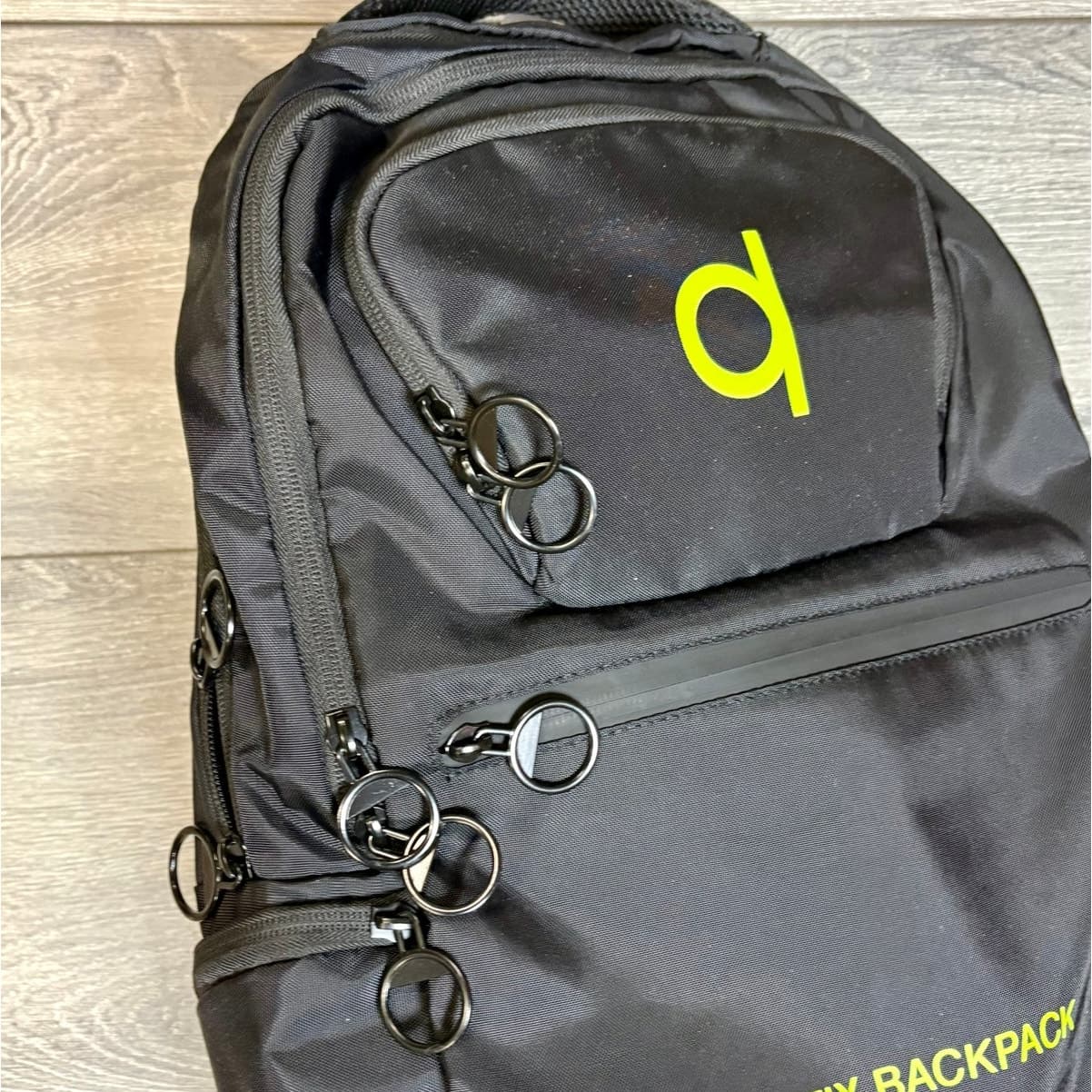 ARTIX Water-Resistant Laptop Backpack DWR Coated Nylon Multi-Storage Black