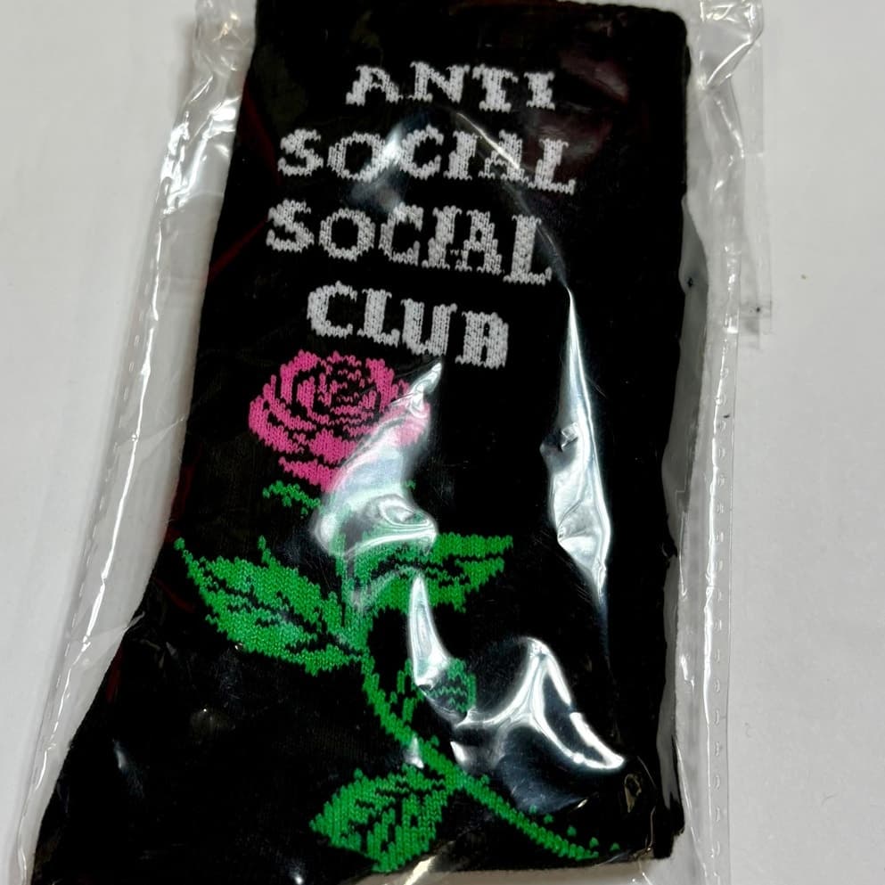 Anti Social Social Club “Rose” Socks — Brand New ASSC