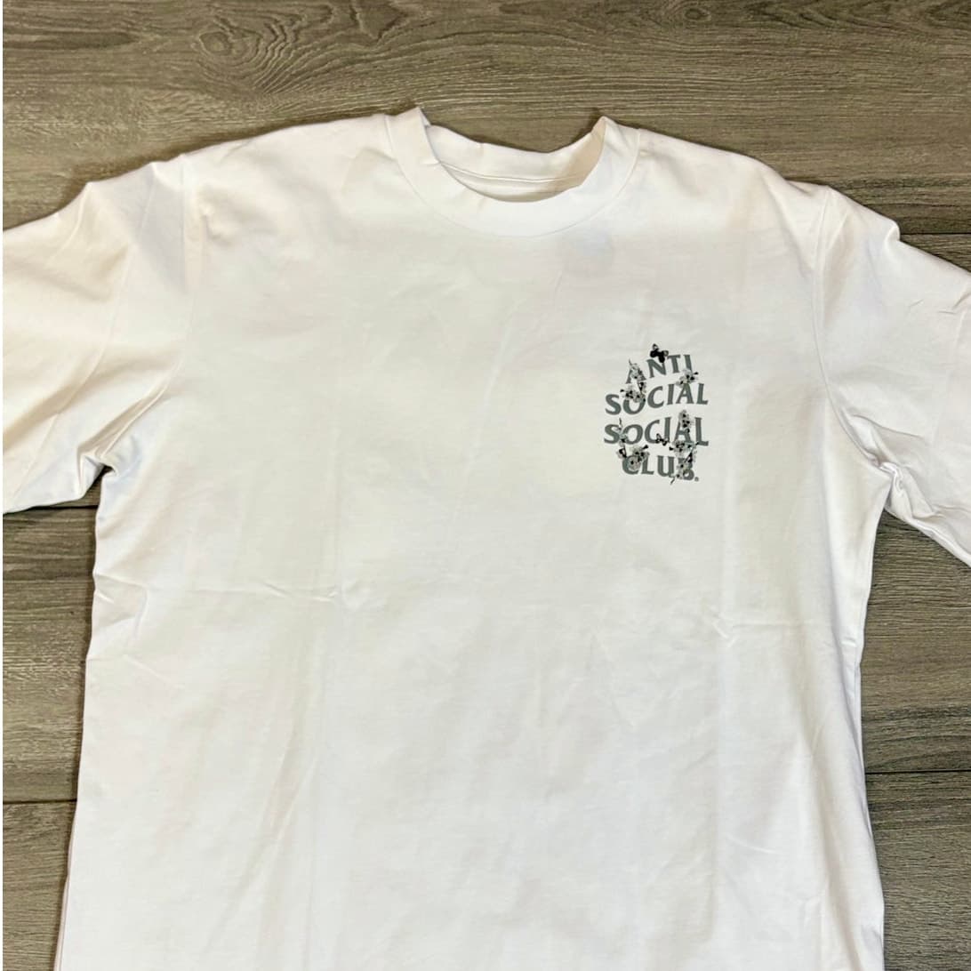 Anti Social Social Club “Cherry Blossom Butterfly” Tee Size Large