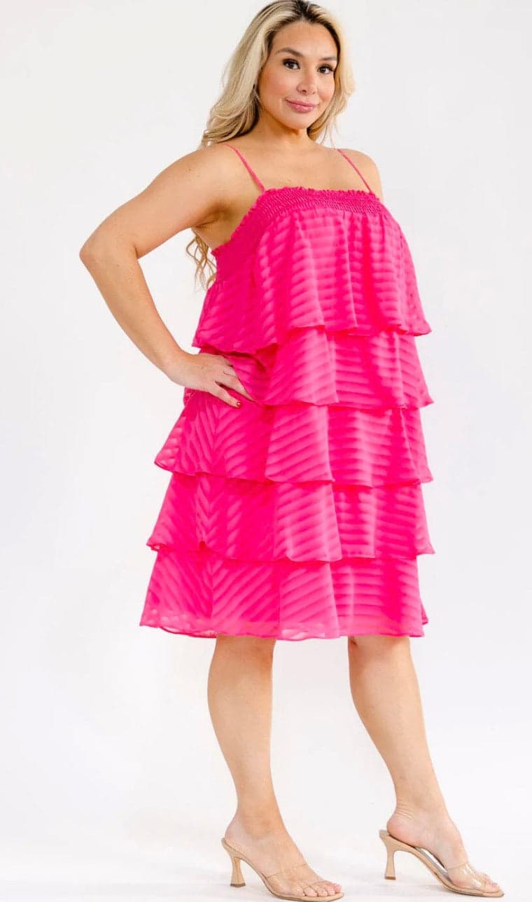 Barbie Energy Ruffle Dress - 2X