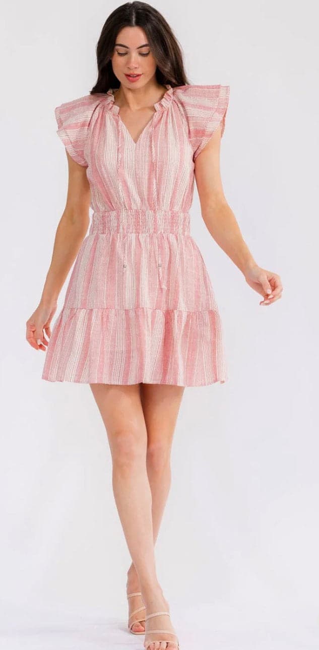 Petal Whisper Mini Dress - Large