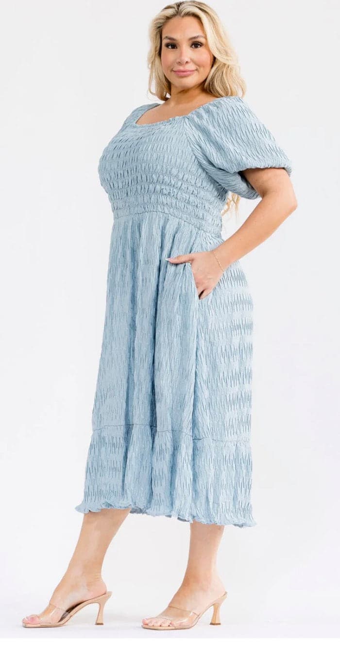 Bluebell Breeze Dress - 2X