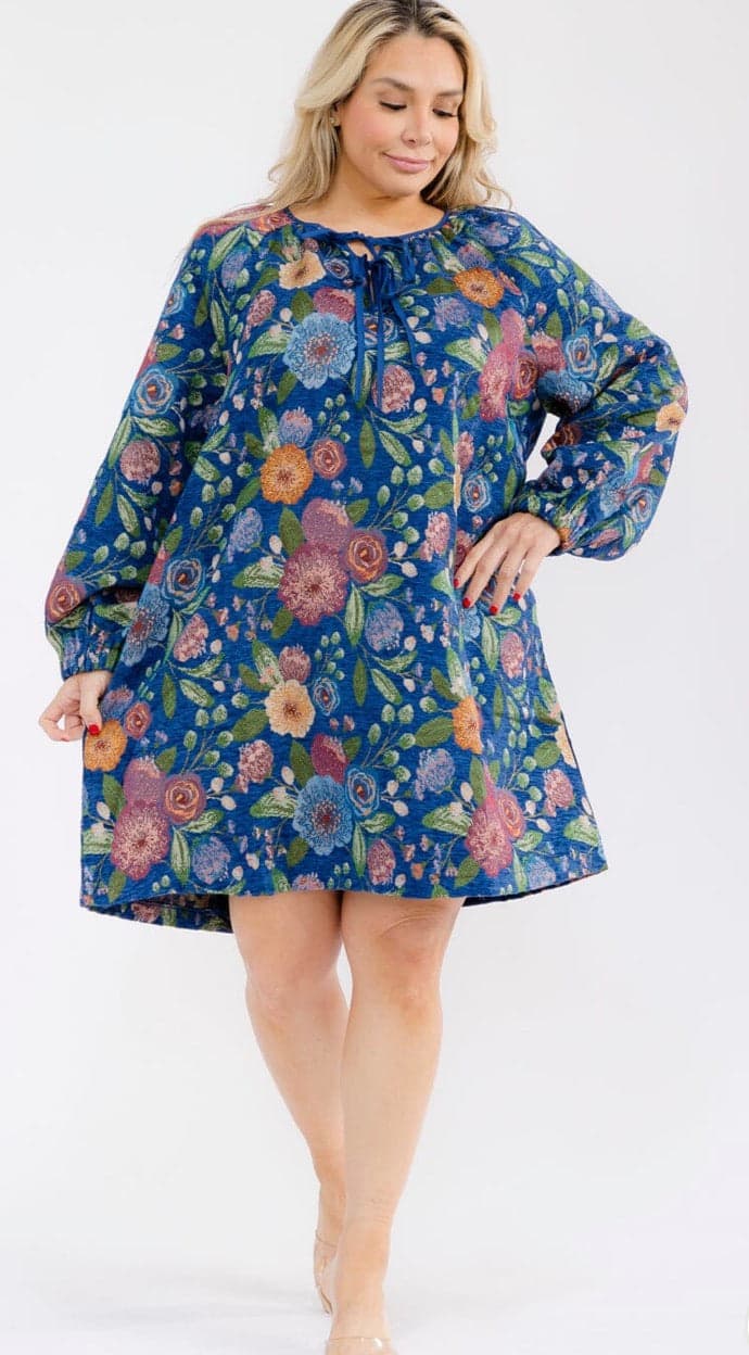 Petal Poetry Dress - 1X