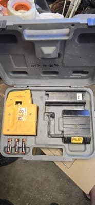PLS 5 Line Laser Level Kit Plumb Level Square Portable w/ Case