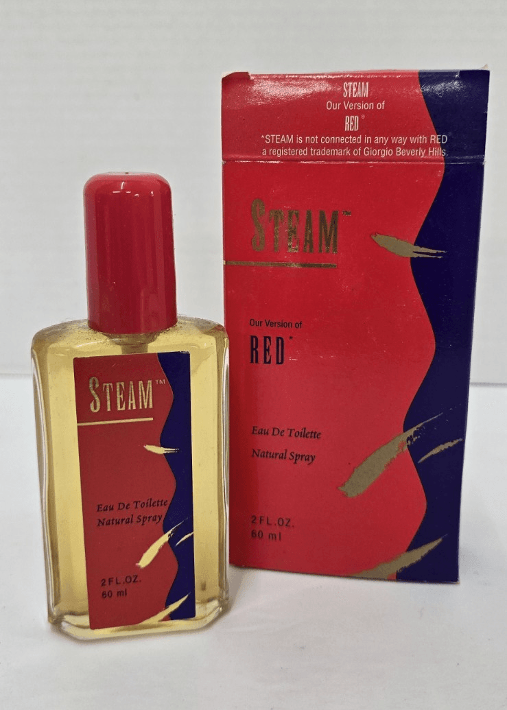 STEAM RED Eau de Toilette Spray 2 fl oz Regular Size with Box