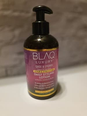 Blaq Luxury Sage & Lychee Daily Styling Lotion 12 Fl Oz Moisturizing - Exp.03/26