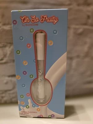 OH SO FRUITY Blossom Cereal Flavored Lip Balm Gloss 0.10 Oz New/Great For Easter