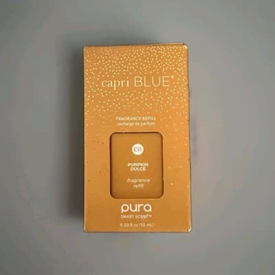 Capri Blue Pumpkin Dulce Pura Smart Scent Fragrance Refill 0.33oz NEW NIB Fall!!