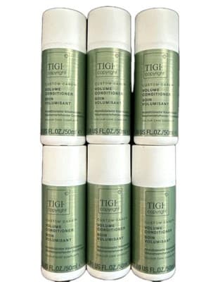 TIGI Copyright Custom Care Volume Conditioner 6pc Travel Size Lot 50ml New! NWOB