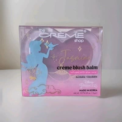 The Crème Shop Disney Jasmine Cream Blush Balm Princess Glow Makeup NIB NEW!!!