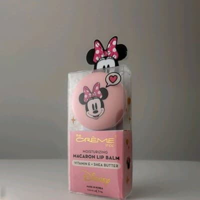 The Creme Shop x Disney Minnie Macaron Lip Balm 0.26oz Hydrating New In Box!!!