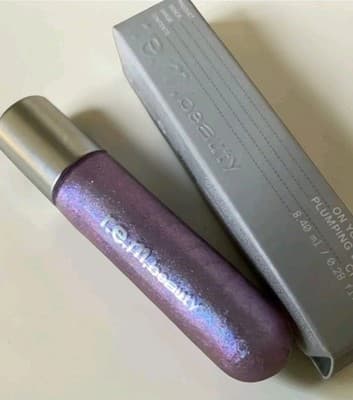 r.e.m. beauty On Your Collar Plumping Lip Gloss Chuckie 0.28oz NIB NEW Purple