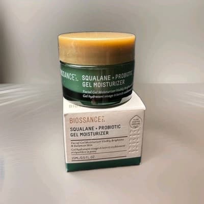 Biossance Squalane + Probiotic Gel Moisturizer Hydrating Face Cream NIB NEW!!!
