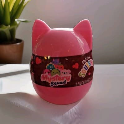 Squishmallows 2025 Valentine's Mystery Squad 4" Plush Blind Capsule Pink NEW!!!