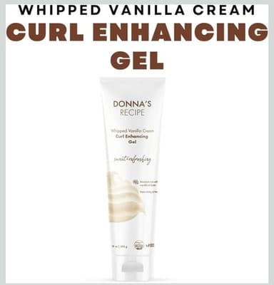Donna's Recipe Whipped Vanilla Cream Curl Enhancing Gel 10oz Sealed NEW NWOB!!