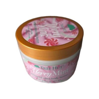 Tree Hut Merry Mint Whipped Shea Body Butter Long Lasting Hydration NEW! Ltd Ed!