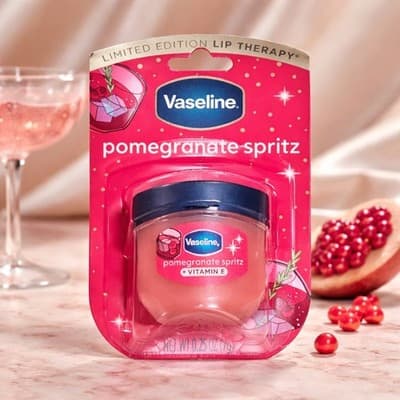 Vaseline Pomegranate Spritz Limited Edition 0.25 oz Lip Therapy Vit E New In Pkg