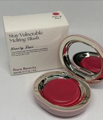 Rare Beauty Stay Vulnerable Melting Cream Blush Nearly Rose NIB NEW In Box!!!