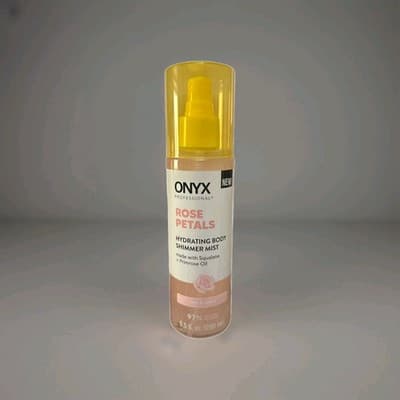 ONYX Professional Rose Petals Hydrating Body Shimmer Mist 6.5oz Glow NEW Glitter