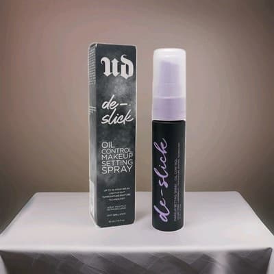 Urban Decay De Slick Oil Control Setting Spray 1oz Travel Size NIB NEW 16 Hr!!