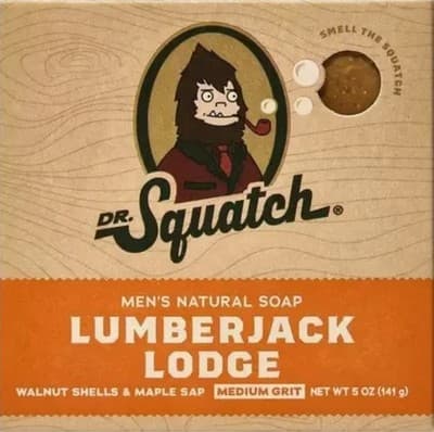 Dr Squatch Lumberjack Lodge Natural Bar Soap 5oz Cold Process NIB NEW Men