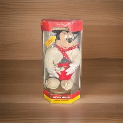 Vtg 1997 Santa's Best Minnie Mouse Let's Twist Again Animated for Parts/Repair