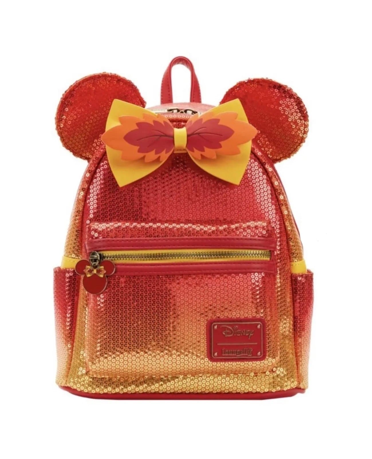 Loungefly Disney Fall Sequin Minnie Mouse Ombre Mini Backpack