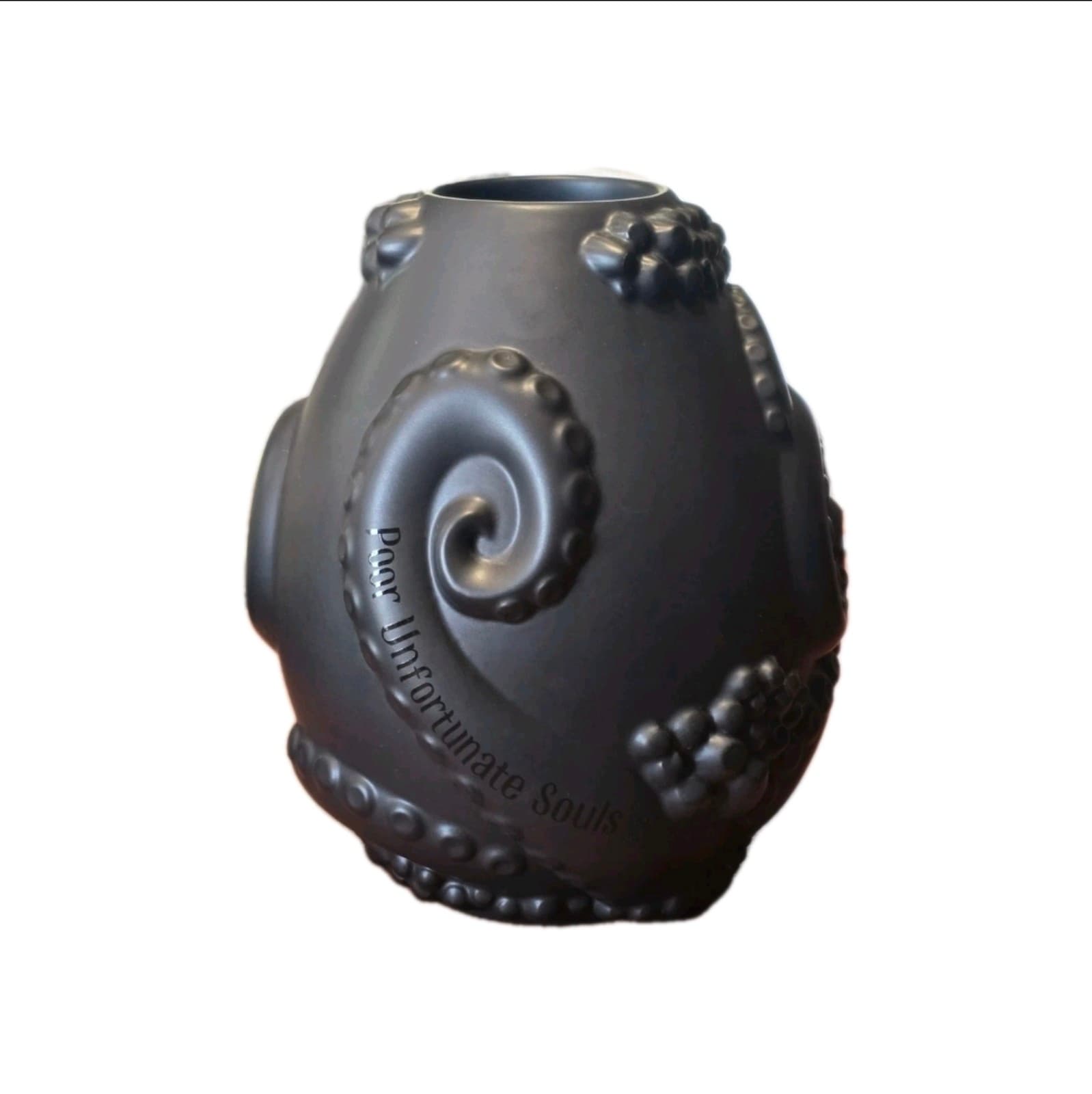Disney Parks Villains Ursula "Poor Unfortunate Souls" Black Tentacle Vase