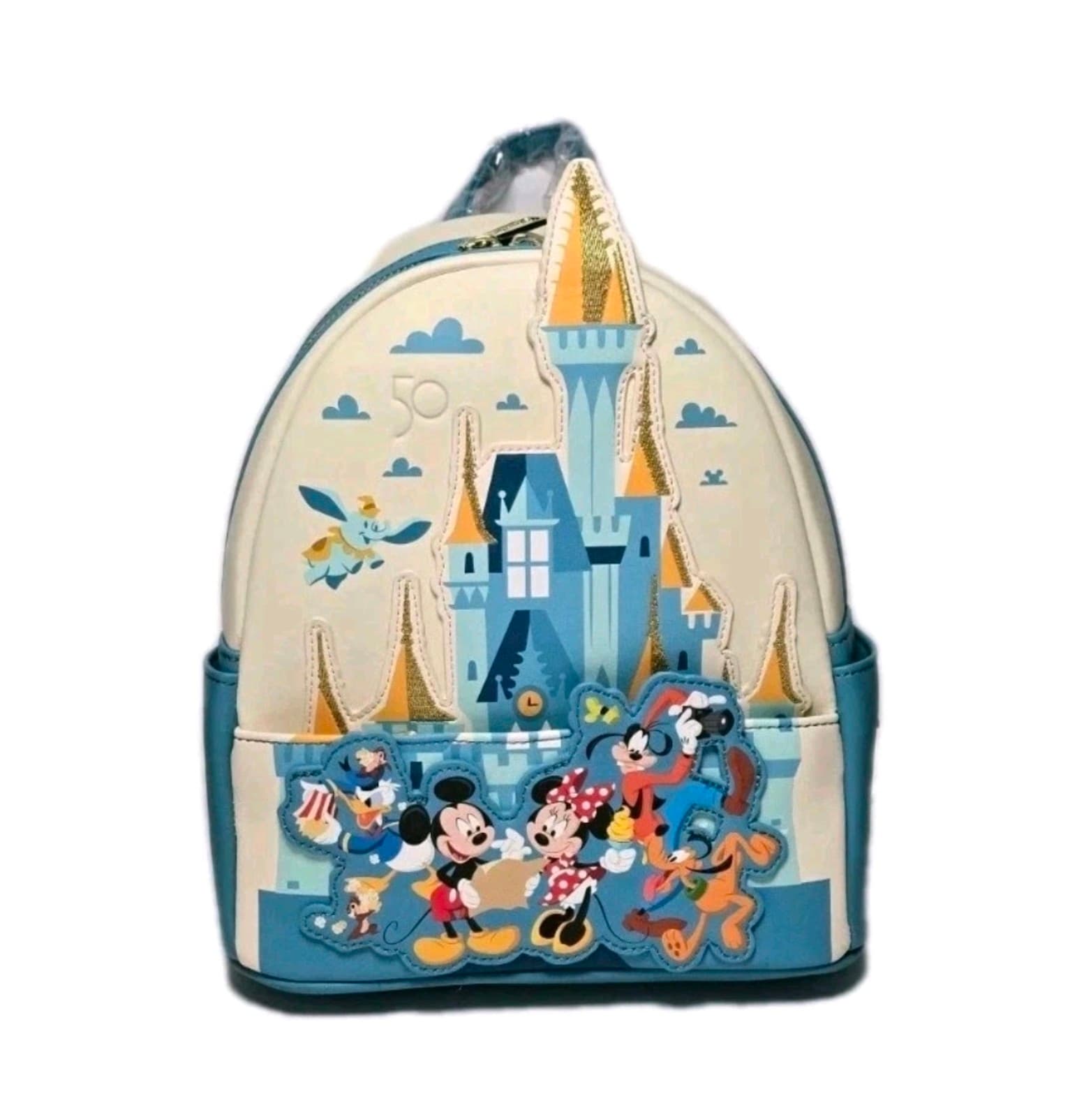 Retired Loungefly Disney 50th Anniversary Castle Mickey Mouse Backpack Exclusive