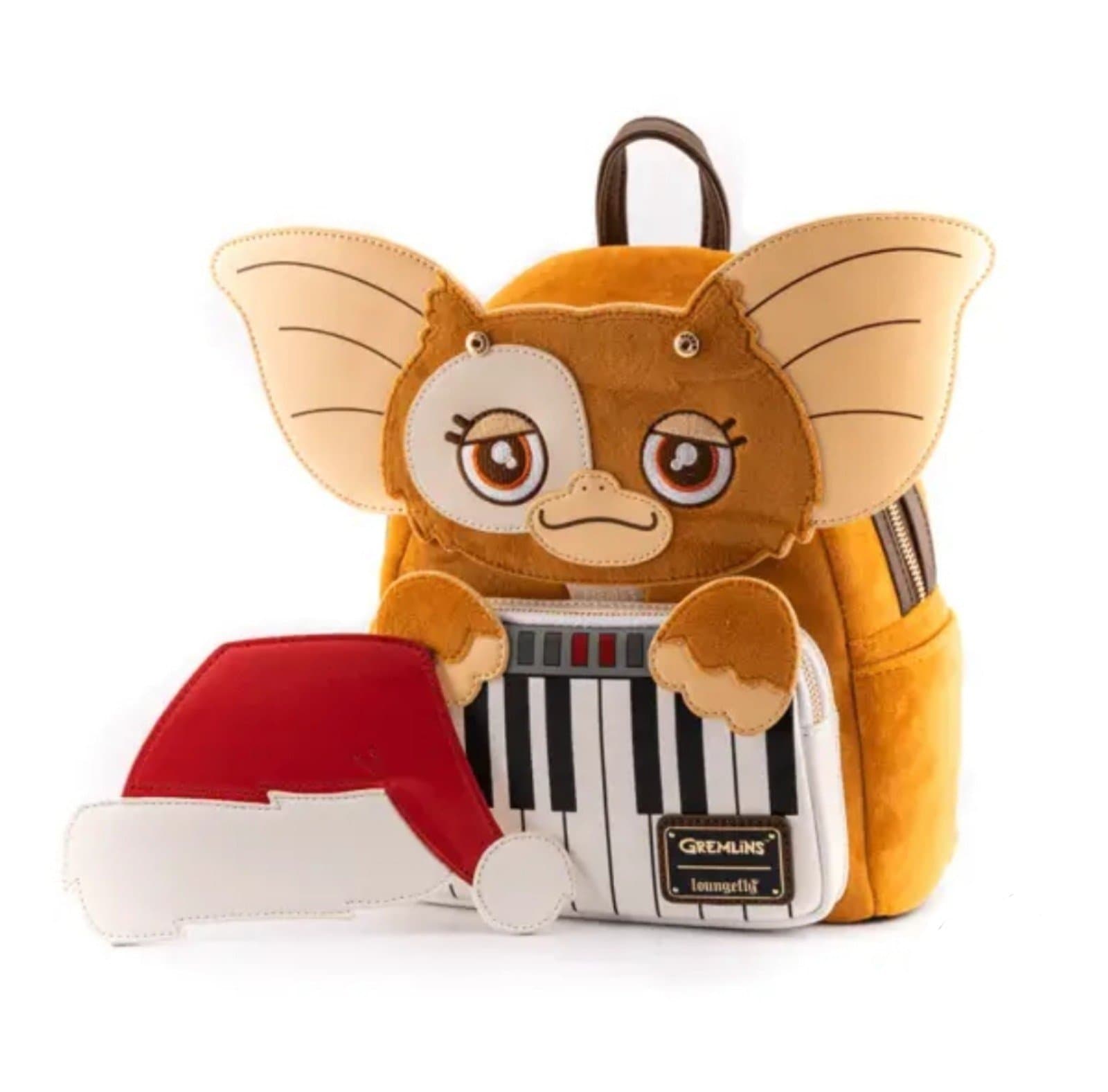 Loungefly Gremlins Gizmo Holiday Cosplay W/ Removable Hat Backpack